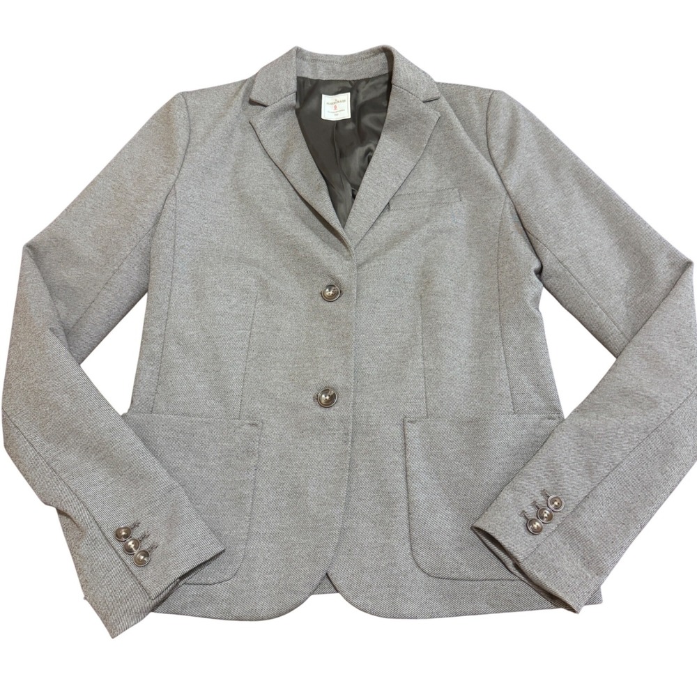 Gap The Academy Blazer Grey Capsule Classic Minimal Corporate Chic Wmns 6 Tall